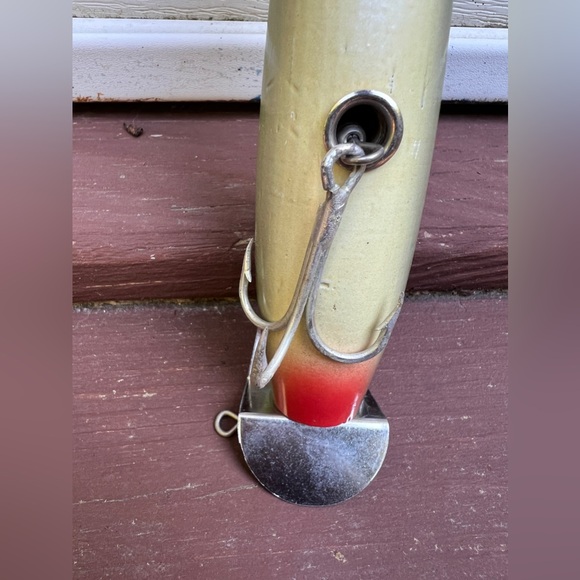 VINTAGE Green Striped Fishing Lure with hooks|Bait, Hunting,Camping, Boys-scout - Picture 5 of 17